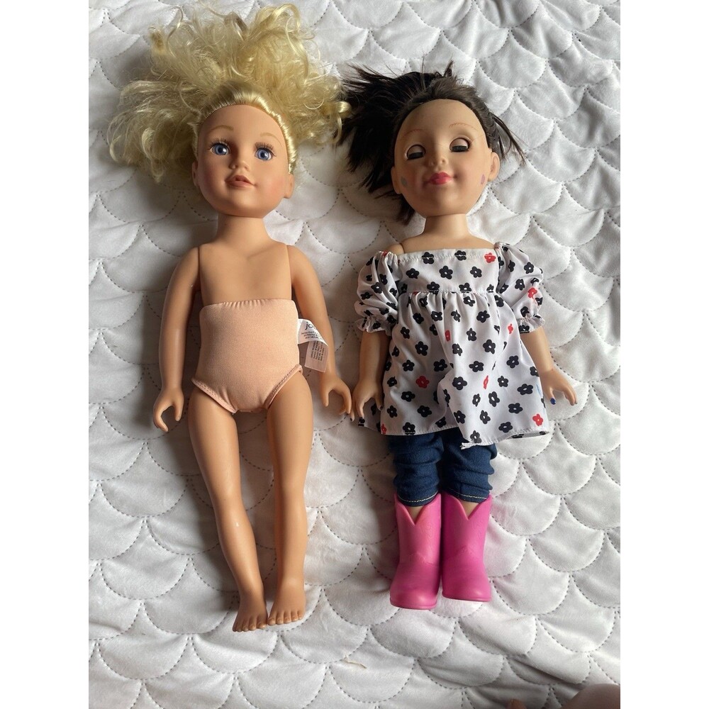 Journey Girls 18” Fashion Dolls – Set of 2 – Posable Dolls